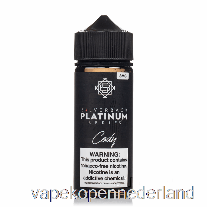 Vape Nederland Cody - Silverback Platina-serie - 120 Ml 6 Mg